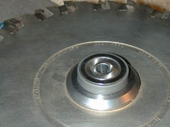 The saw-blade clamp washer